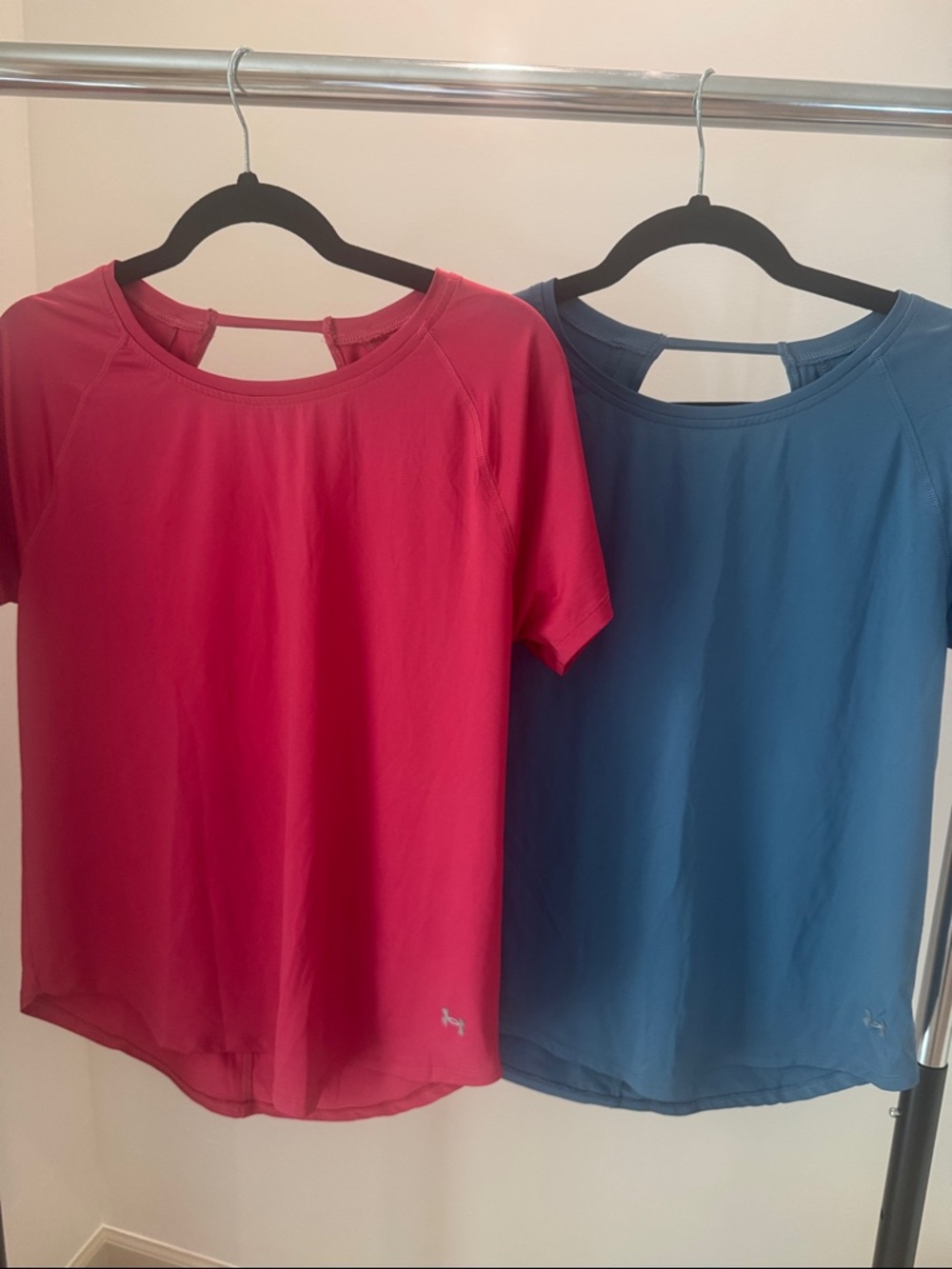 Under Armour Short-Sleeve Top - Pink and Blue